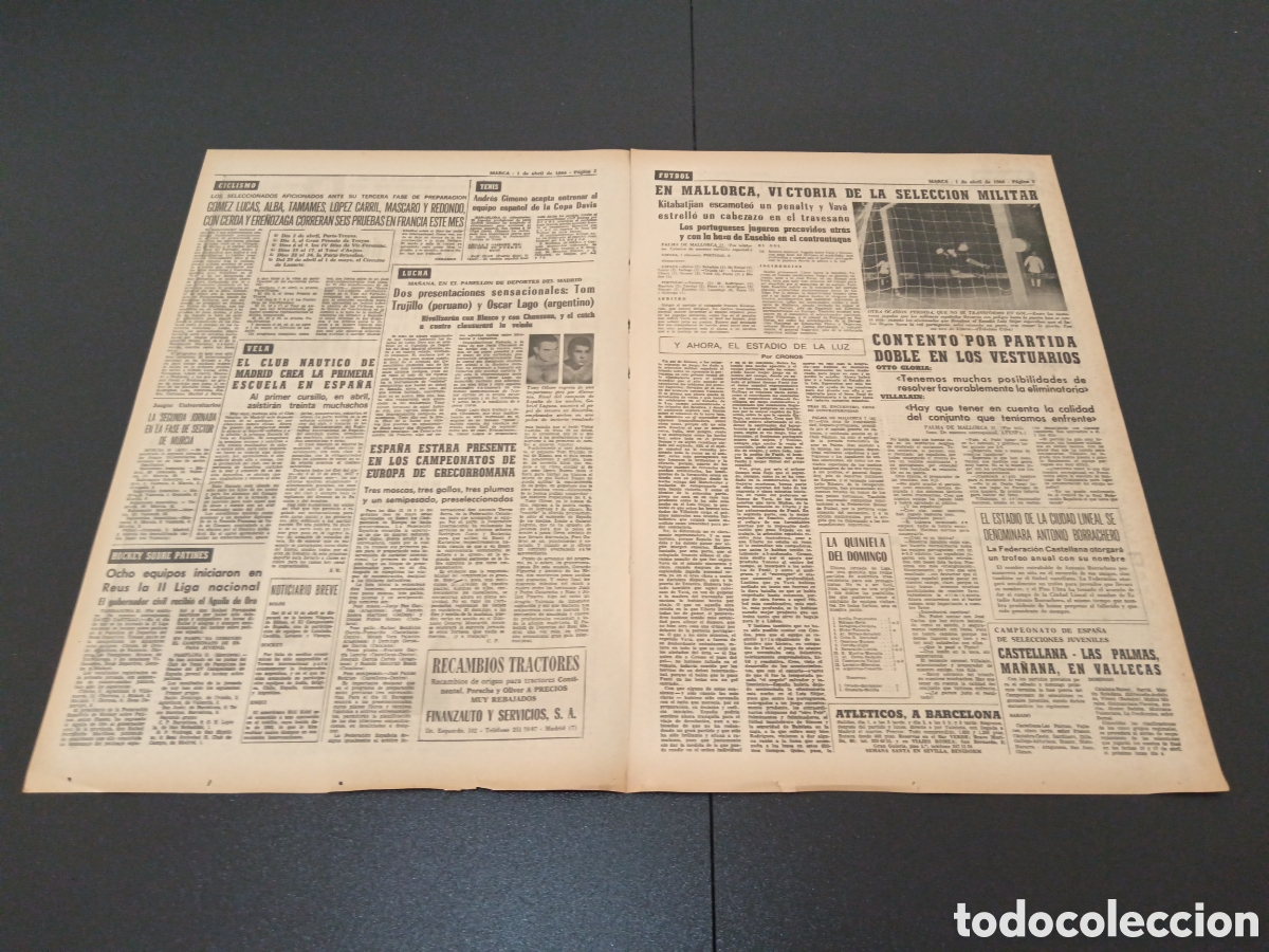 Coleccionismo deportivo: MARCA 01/04/1966 - Foto 2