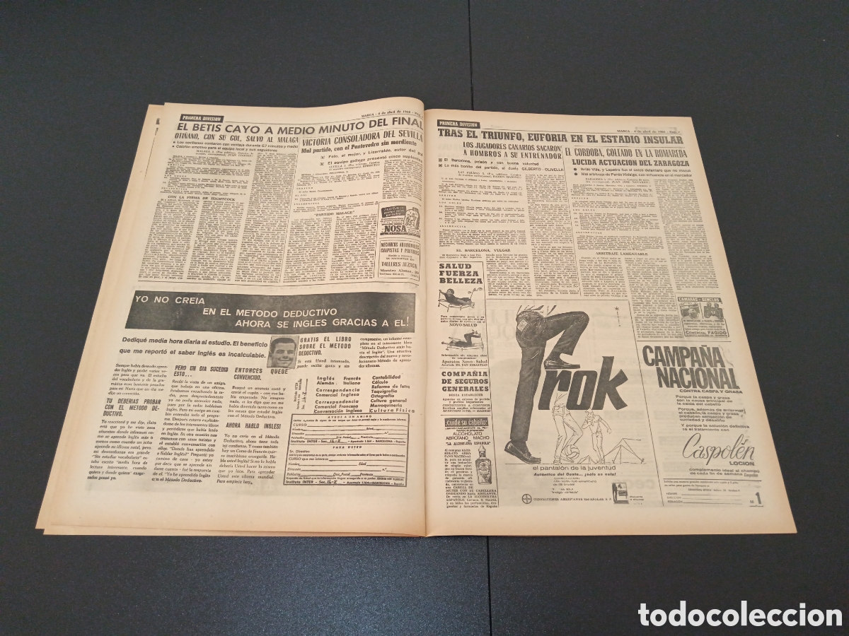 Coleccionismo deportivo: MARCA 04/04/1966 - Foto 4