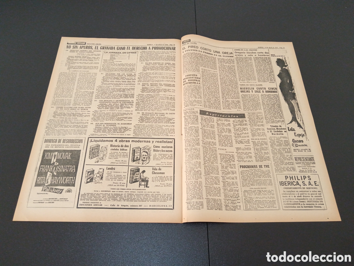 Coleccionismo deportivo: MARCA 04/04/1966 - Foto 6