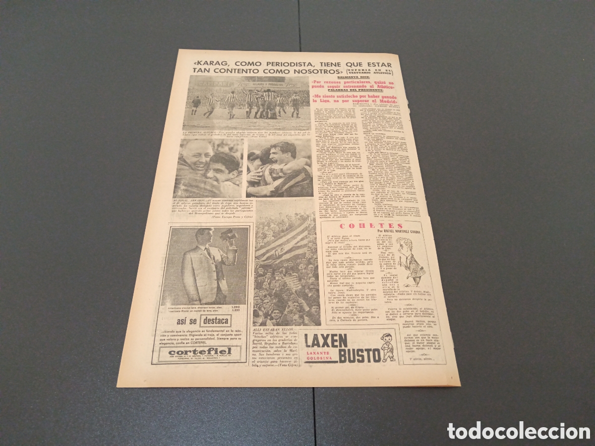 Coleccionismo deportivo: MARCA 04/04/1966 - Foto 7