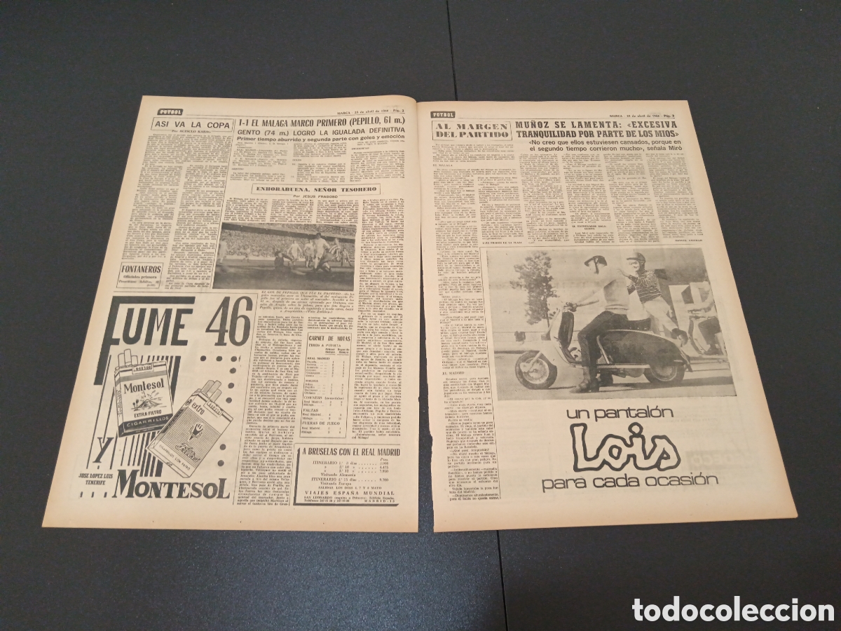 Coleccionismo deportivo: MARCA 25/04/1966 - Foto 2