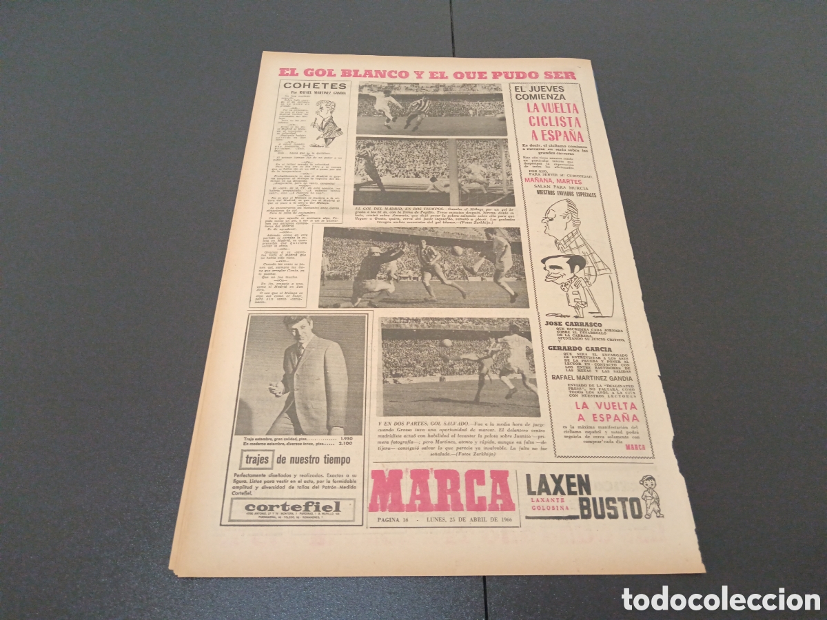 Coleccionismo deportivo: MARCA 25/04/1966 - Foto 7