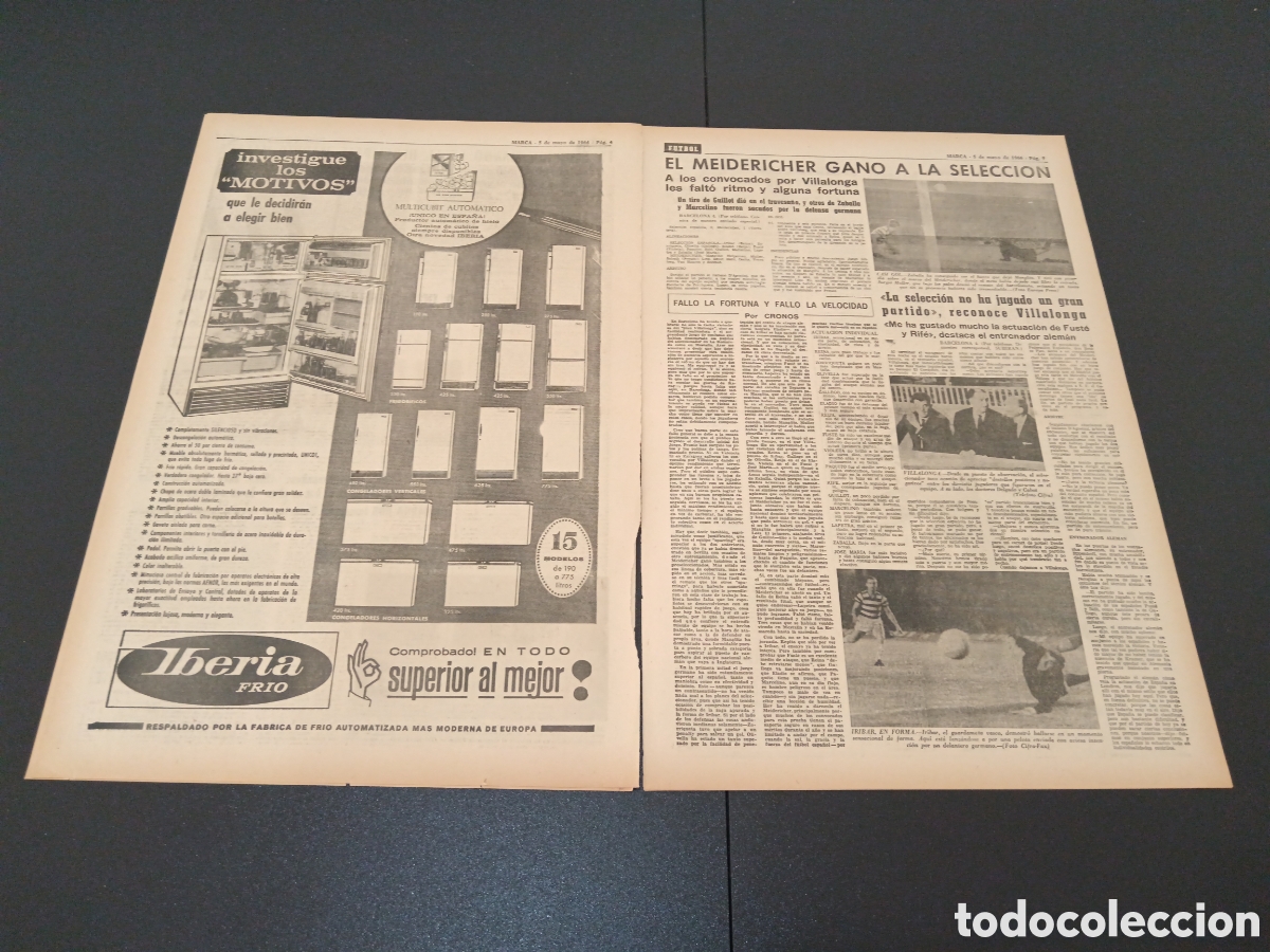 Coleccionismo deportivo: MARCA 05/05/1966 - Foto 3