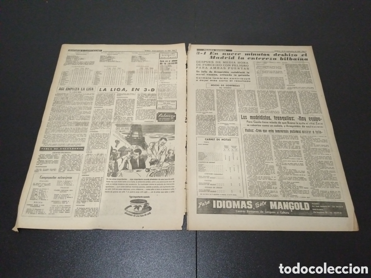 Coleccionismo deportivo: MARCA 16/09/1963 - Foto 2