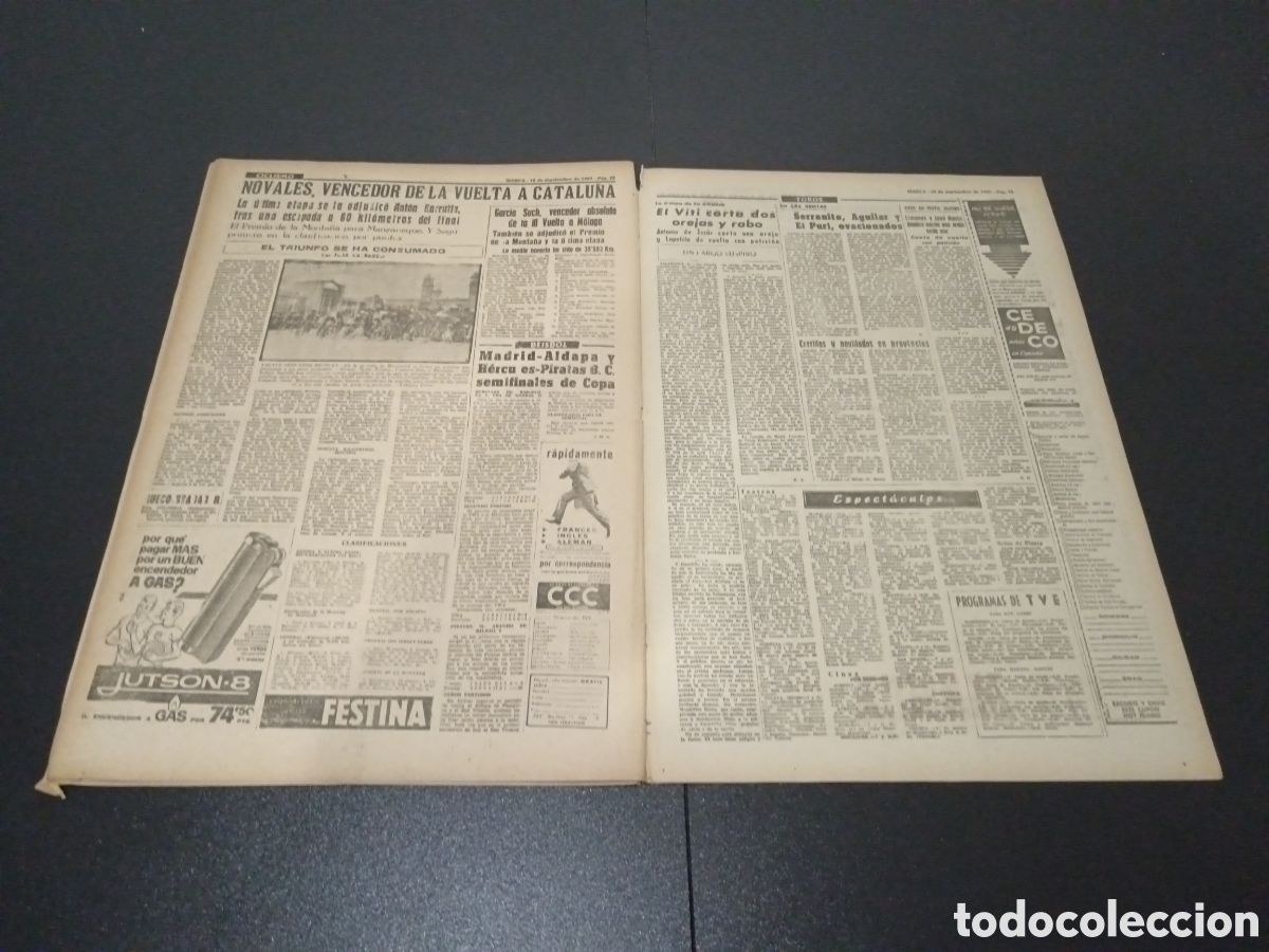 Coleccionismo deportivo: MARCA 16/09/1963 - Foto 7