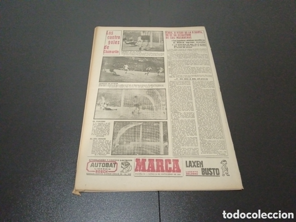 Coleccionismo deportivo: MARCA 16/09/1963 - Foto 8