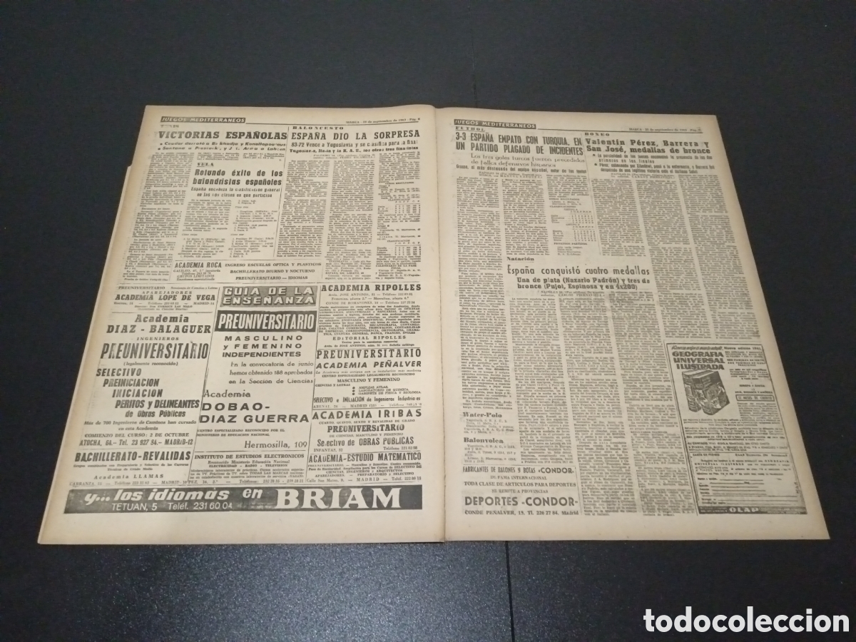 Coleccionismo deportivo: MARCA 25/09/1963 - Foto 4
