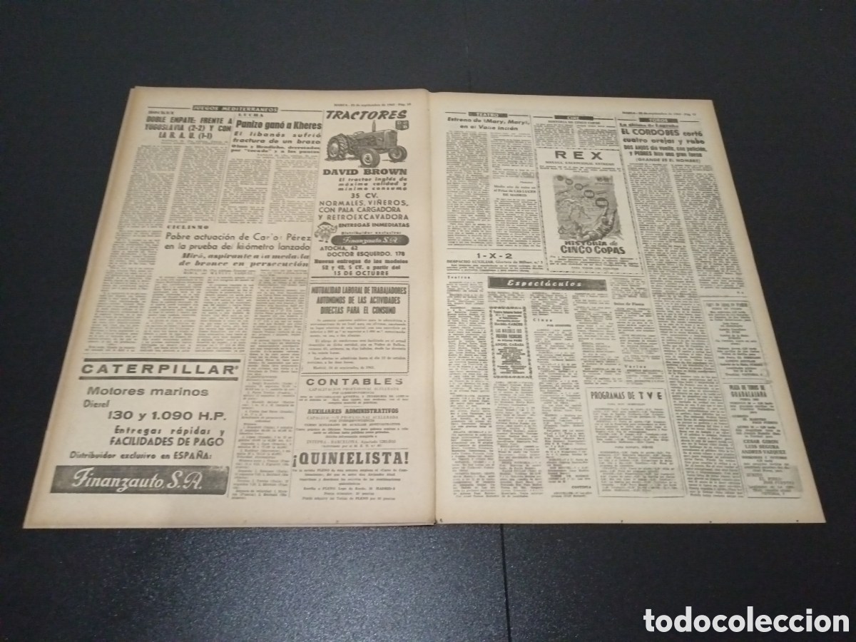 Coleccionismo deportivo: MARCA 25/09/1963 - Foto 5