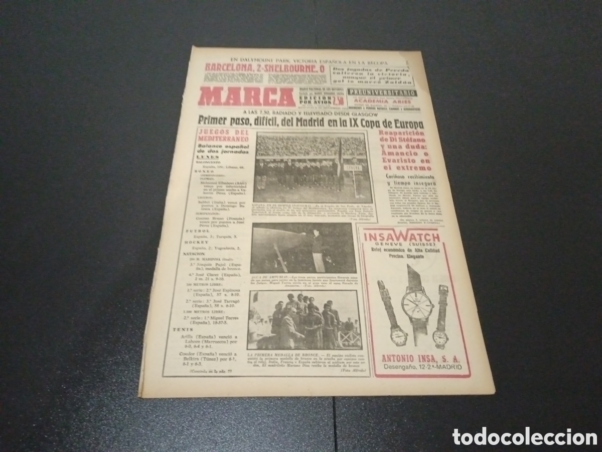 Coleccionismo deportivo: MARCA 25/09/1963 - Foto 1