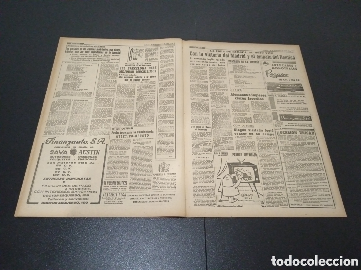Coleccionismo deportivo: MARCA 26/09/1963 - Foto 4