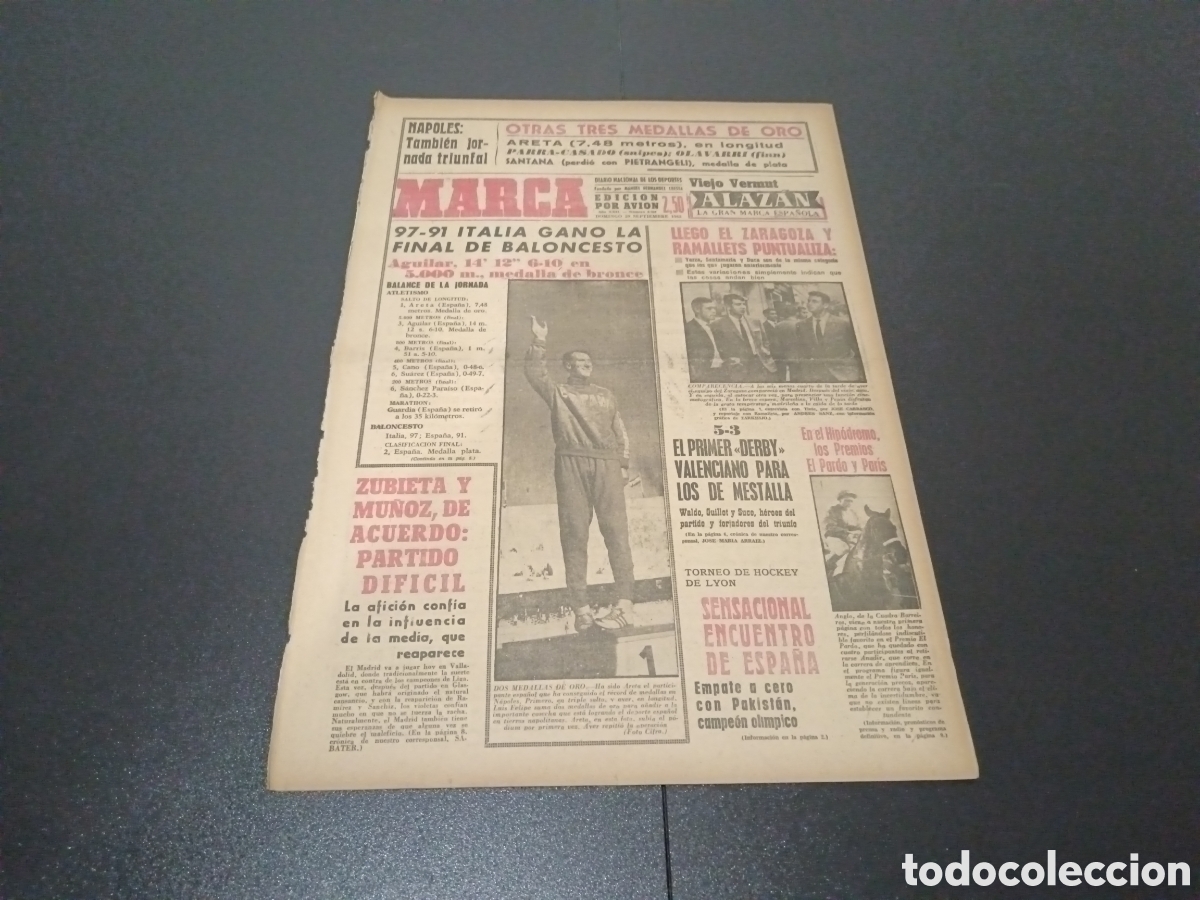 Coleccionismo deportivo: MARCA 29/09/1963 - Foto 1