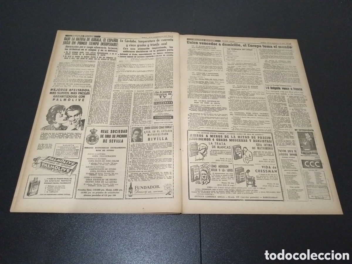 Coleccionismo deportivo: MARCA 30/09/1963 - Foto 5