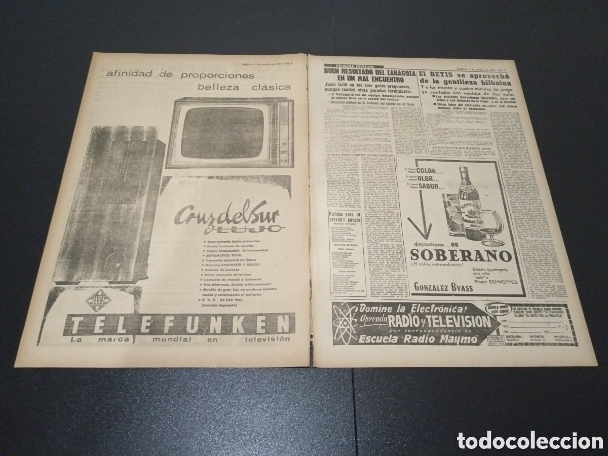Coleccionismo deportivo: MARCA 7/10/1963 - Foto 3