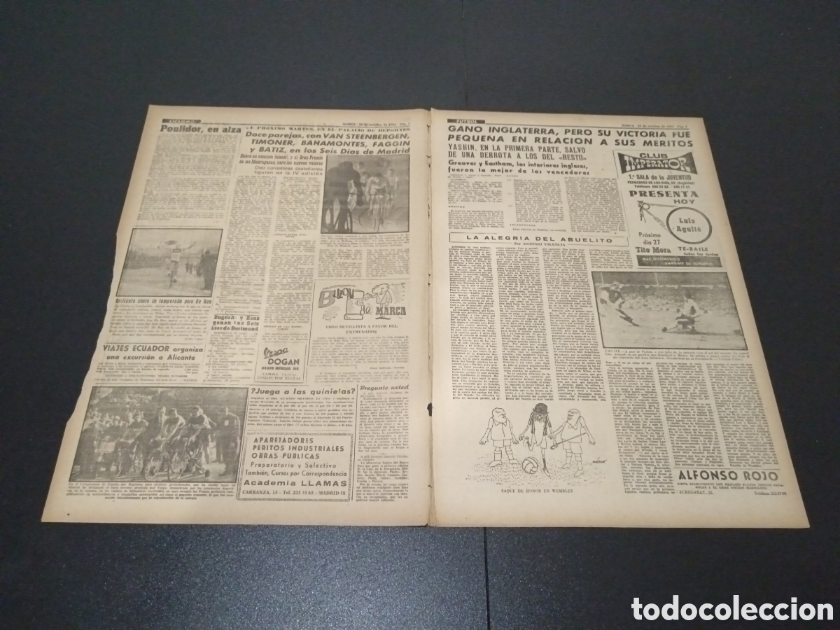 Coleccionismo deportivo: MARCA 24/10/1963 - Foto 2