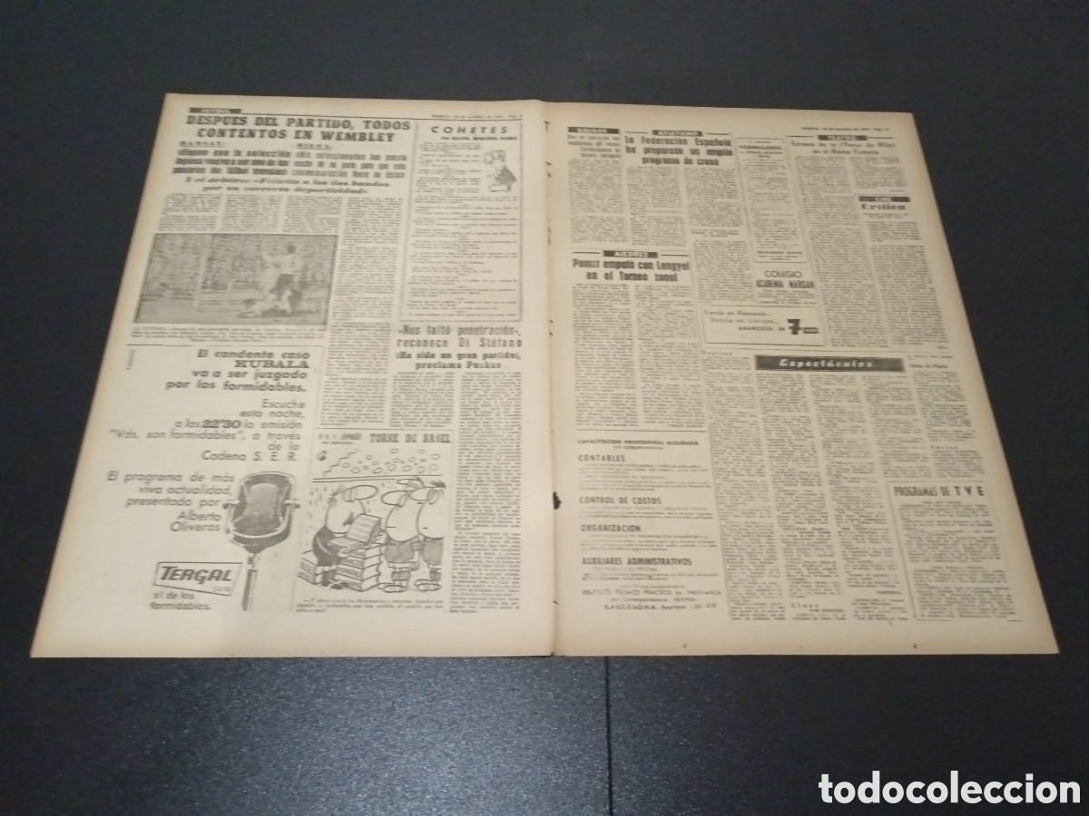 Coleccionismo deportivo: MARCA 24/10/1963 - Foto 3
