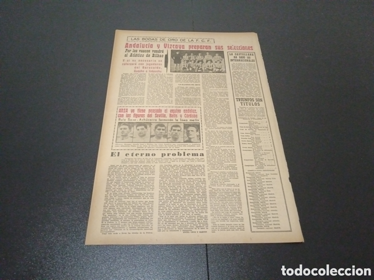 Coleccionismo deportivo: MARCA 24/10/1963 - Foto 4