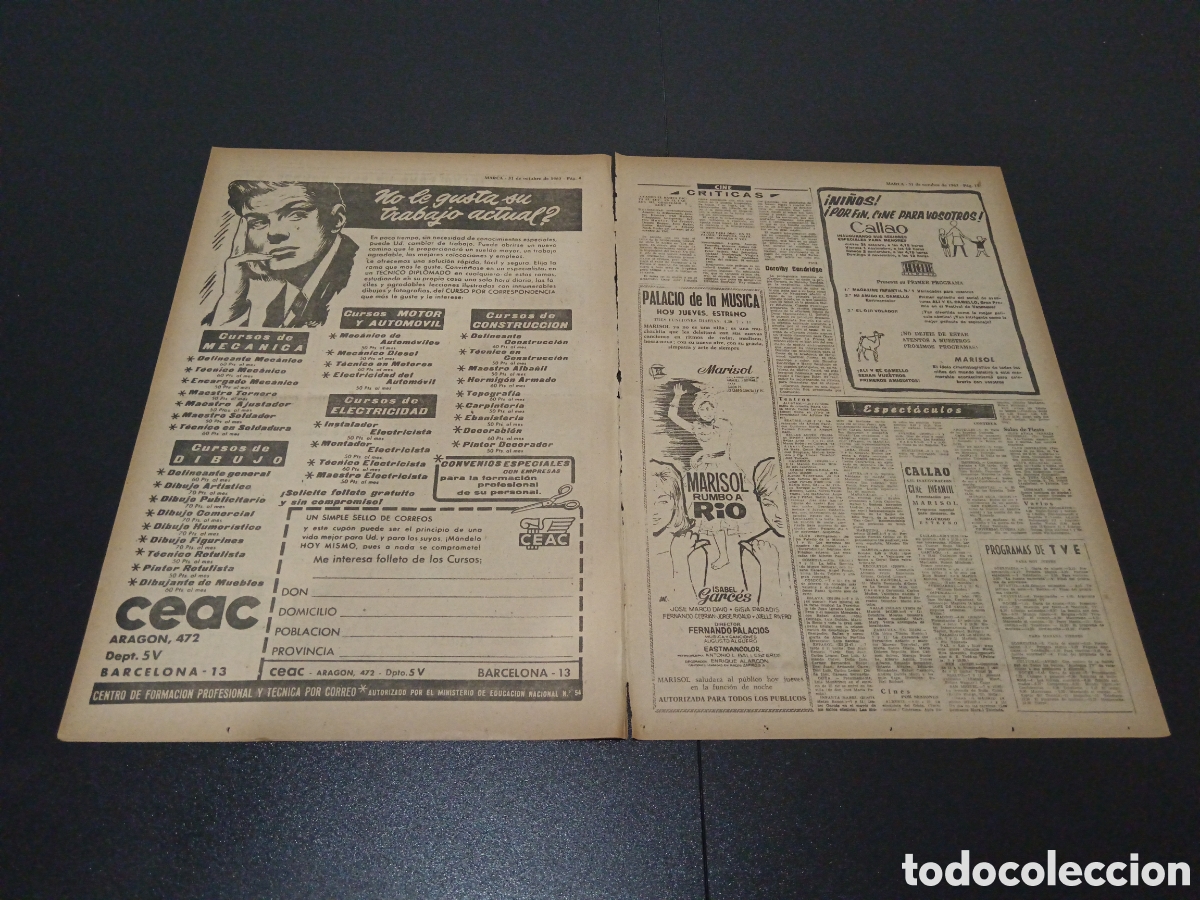 Coleccionismo deportivo: MARCA 31/10/1963 - Foto 3