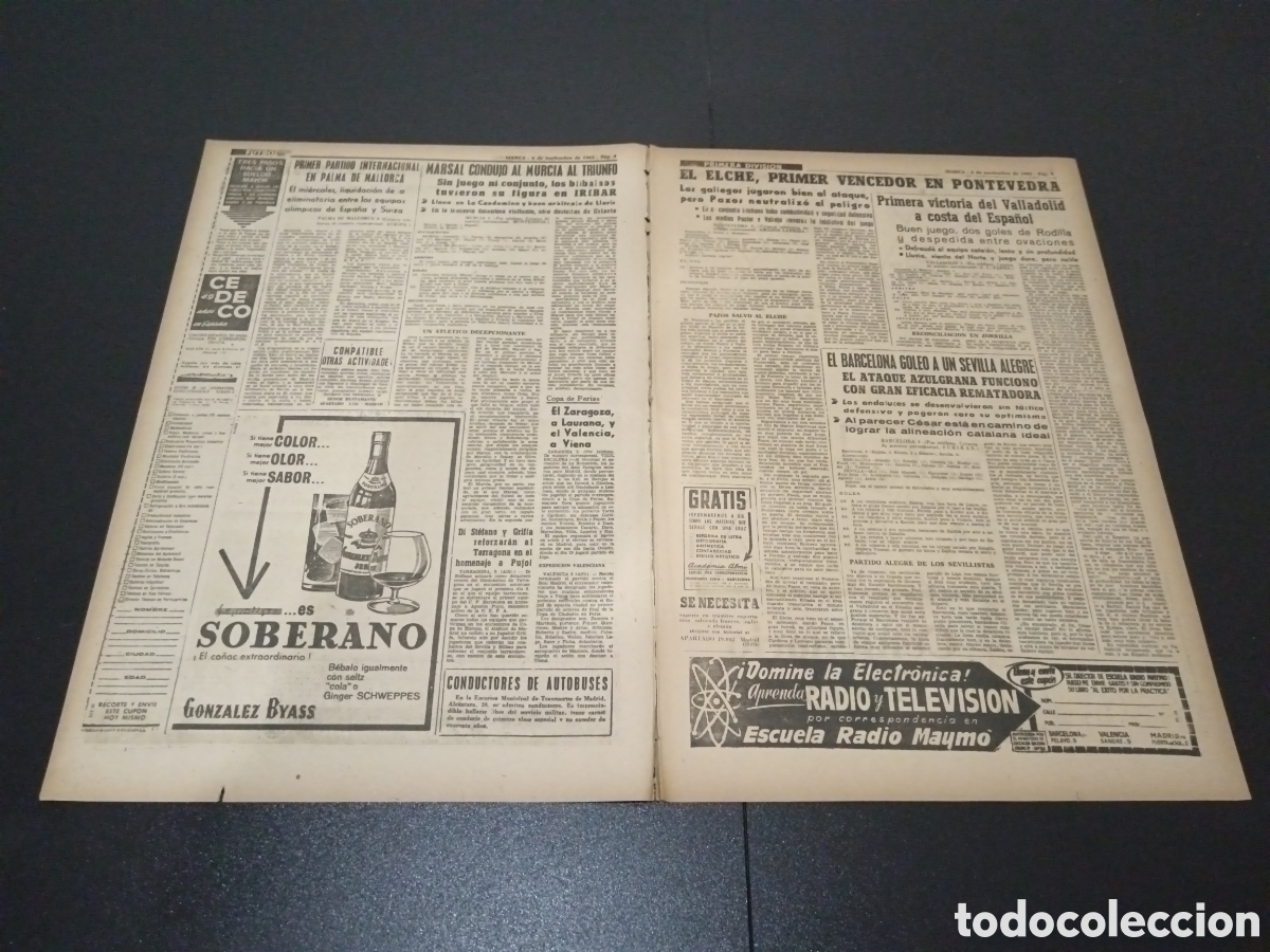 Coleccionismo deportivo: MARCA 04/11/1963 - Foto 3