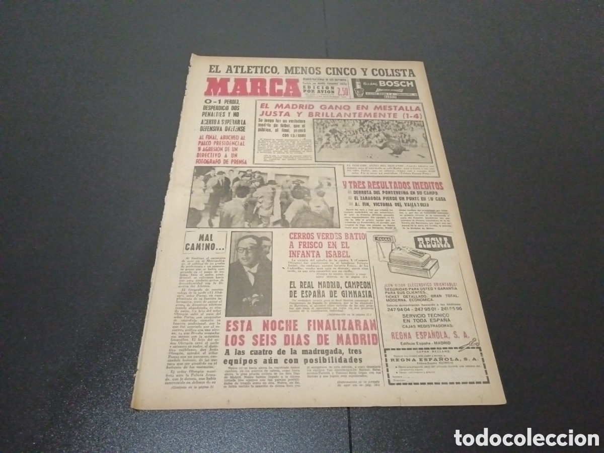 Coleccionismo deportivo: MARCA 04/11/1963 - Foto 1