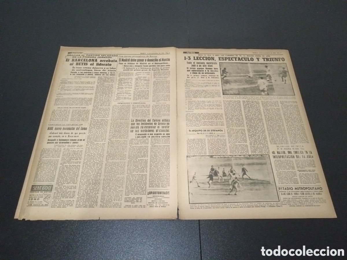 Coleccionismo deportivo: MARCA 14/11/1963 - Foto 3