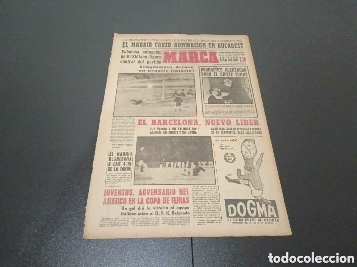 Coleccionismo deportivo: MARCA 14/11/1963 - Foto 1