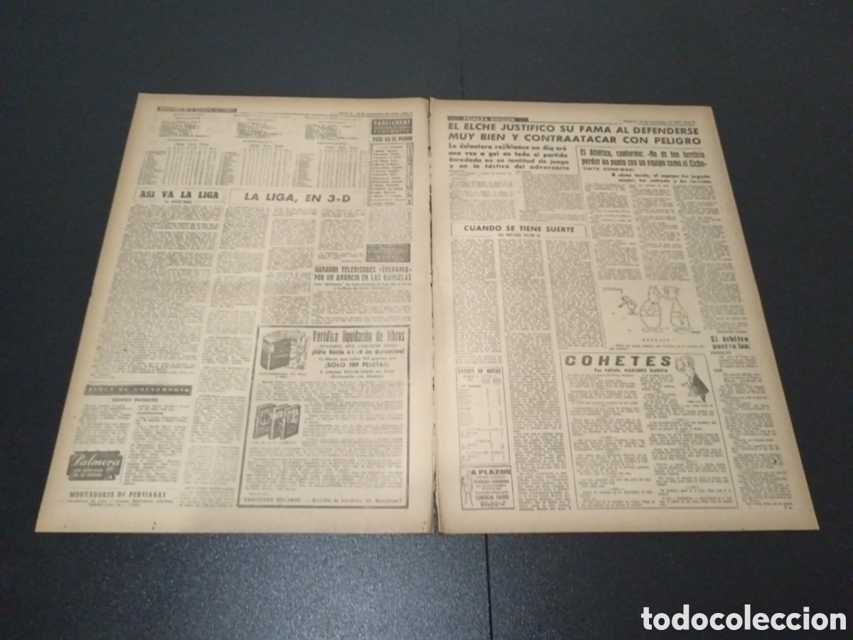 Coleccionismo deportivo: MARCA 18/11/1963 - Foto 2