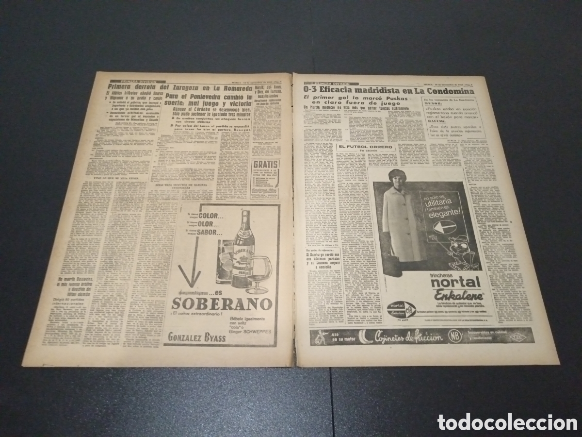Coleccionismo deportivo: MARCA 18/11/1963 - Foto 3