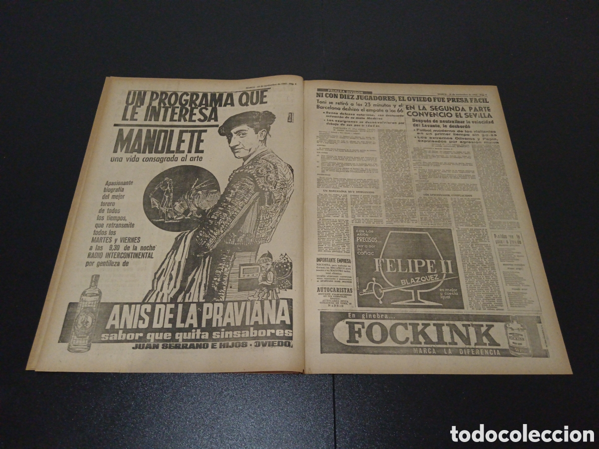 Coleccionismo deportivo: MARCA 18/11/1963 - Foto 5