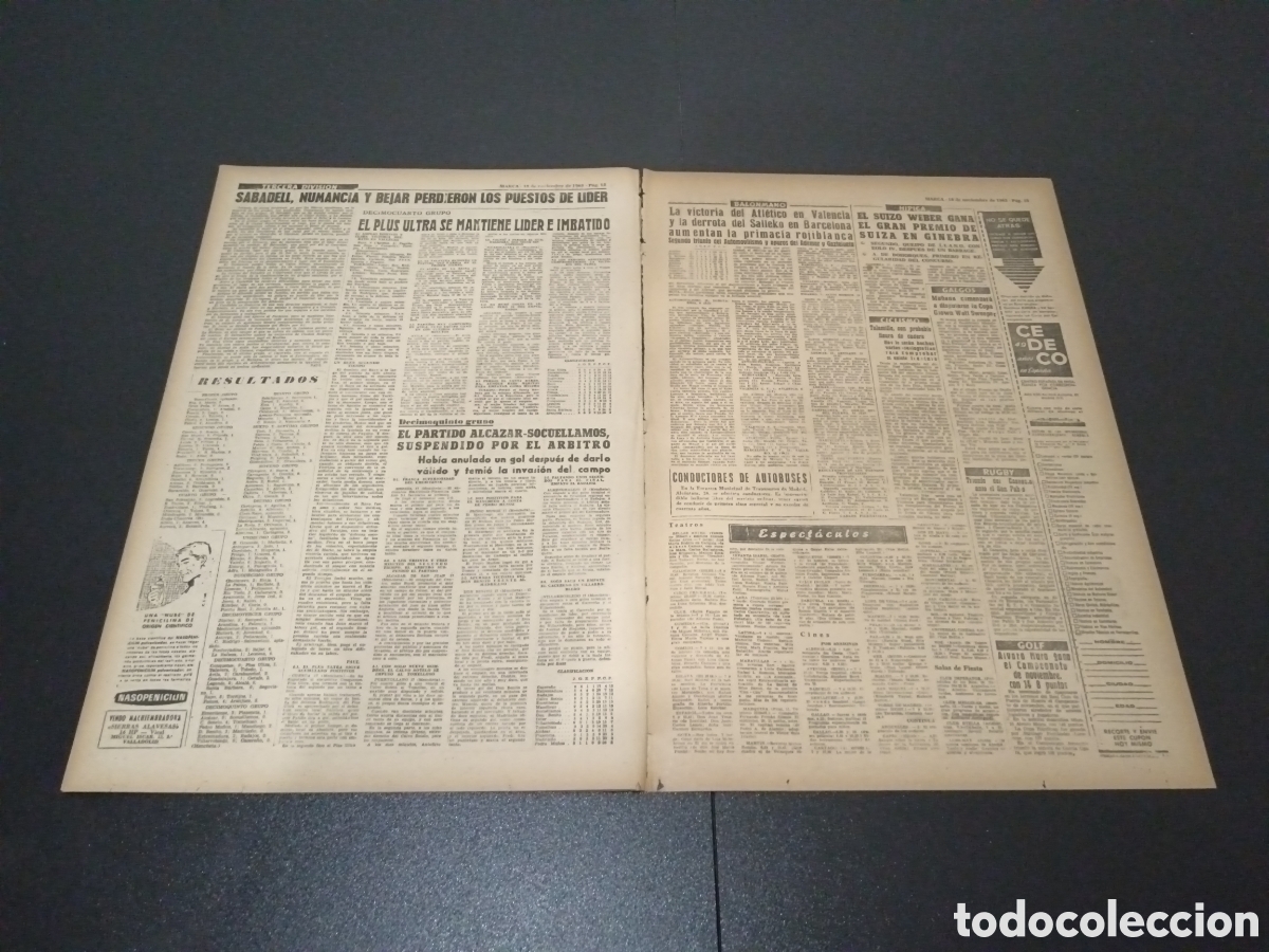 Coleccionismo deportivo: MARCA 18/11/1963 - Foto 7