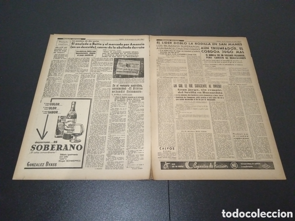 Coleccionismo deportivo: MARCA 25/11/1963 - Foto 3