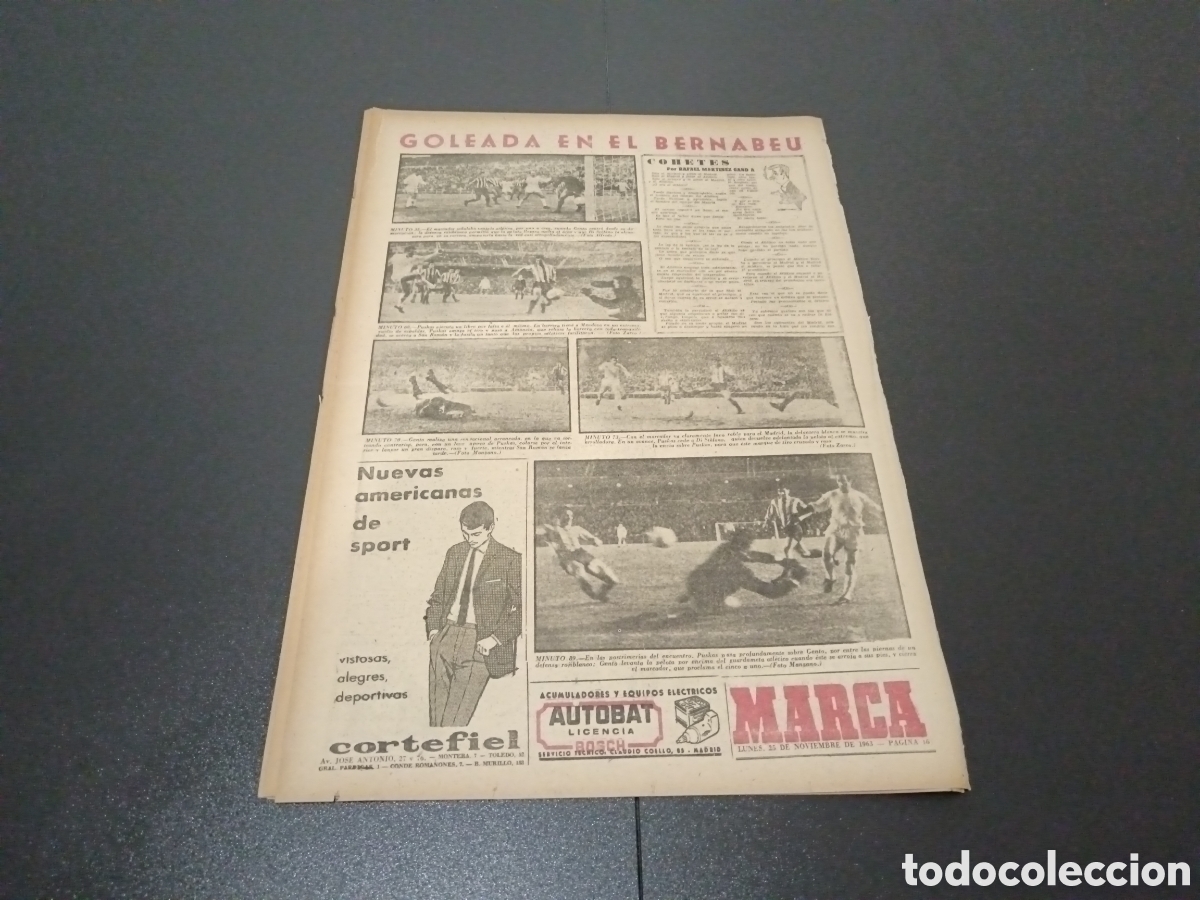 Coleccionismo deportivo: MARCA 25/11/1963 - Foto 7