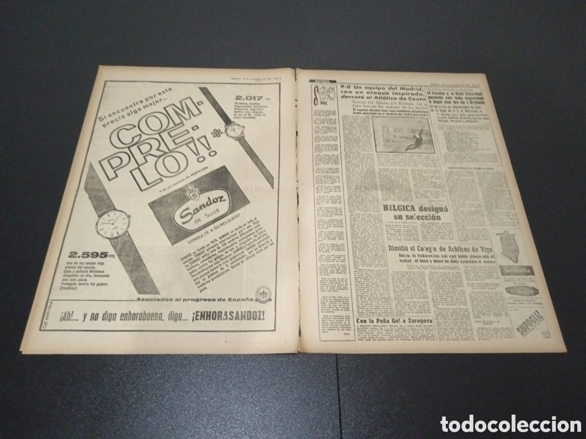 Coleccionismo deportivo: MARCA 28/11/1963 - Foto 3