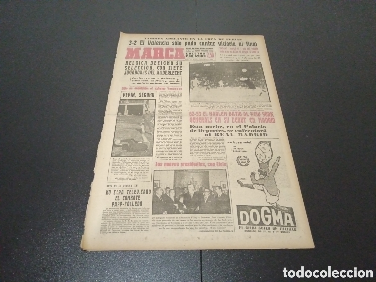Coleccionismo deportivo: MARCA 28/11/1963 - Foto 1