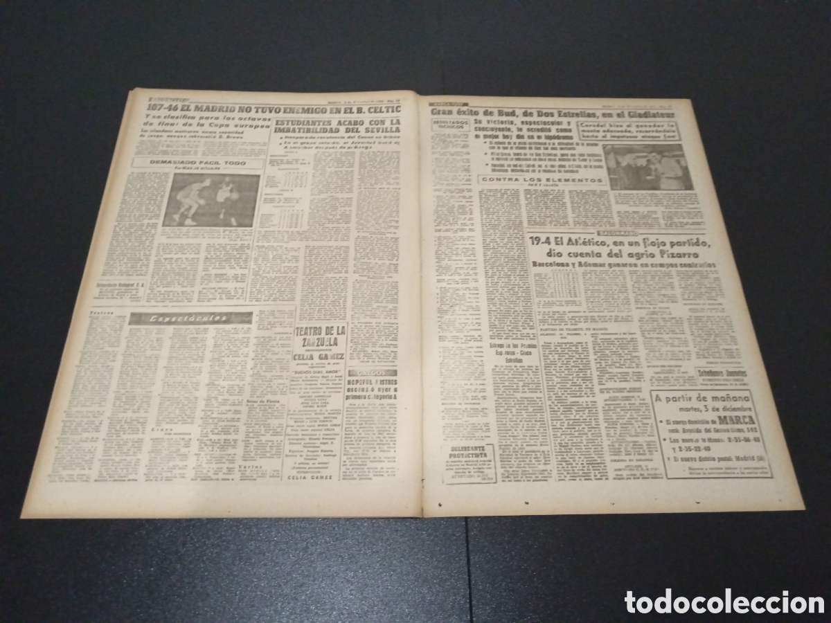 Coleccionismo deportivo: MARCA 02/12/1963 - Foto 7