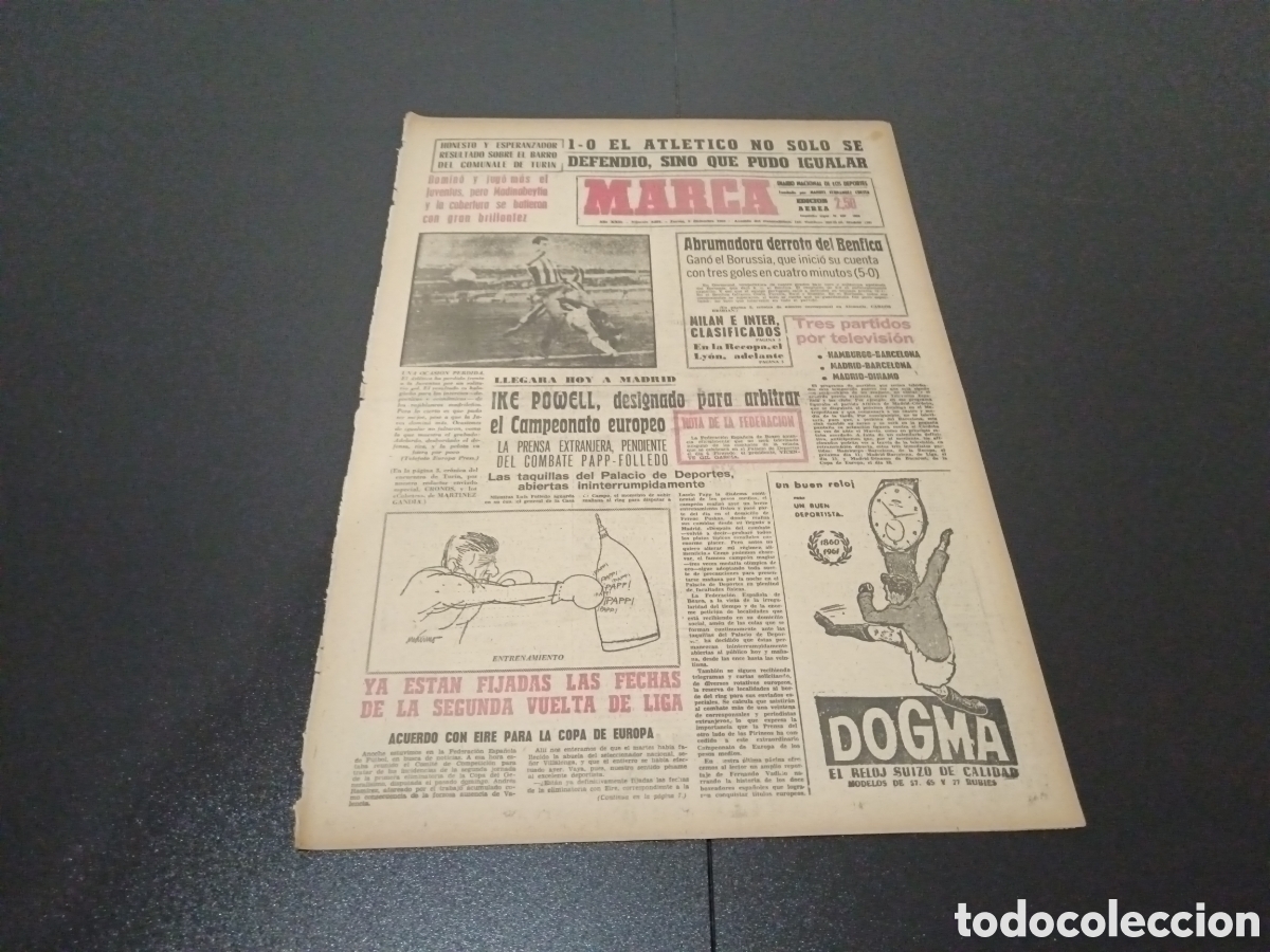 Coleccionismo deportivo: MARCA 05/12/1963 - Foto 1