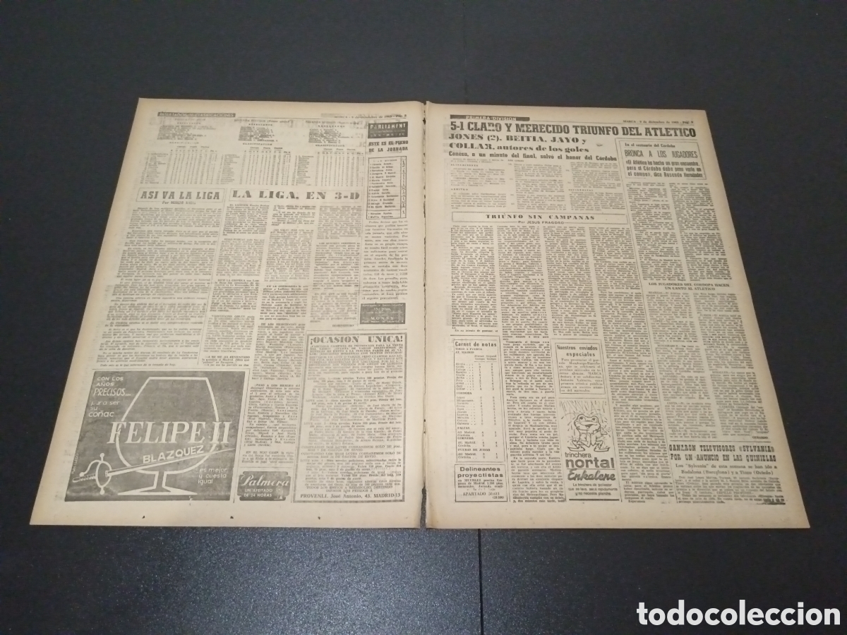 Coleccionismo deportivo: MARCA 09/12/1963 - Foto 2