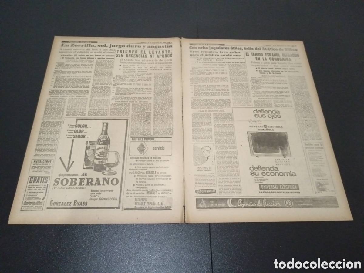 Coleccionismo deportivo: MARCA 09/12/1963 - Foto 3