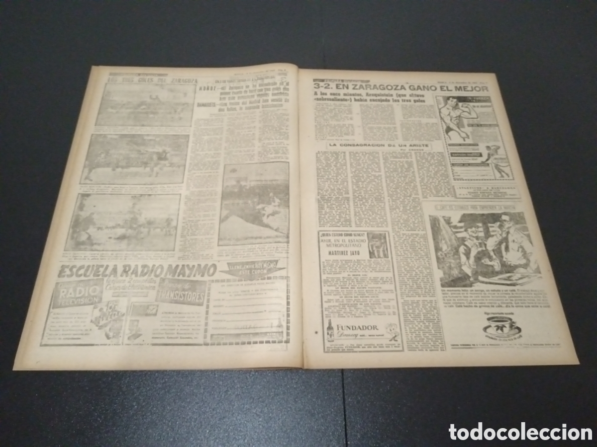 Coleccionismo deportivo: MARCA 09/12/1963 - Foto 4