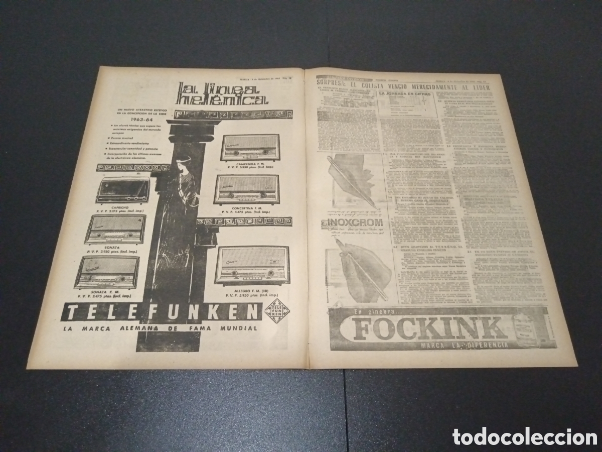 Coleccionismo deportivo: MARCA 09/12/1963 - Foto 6