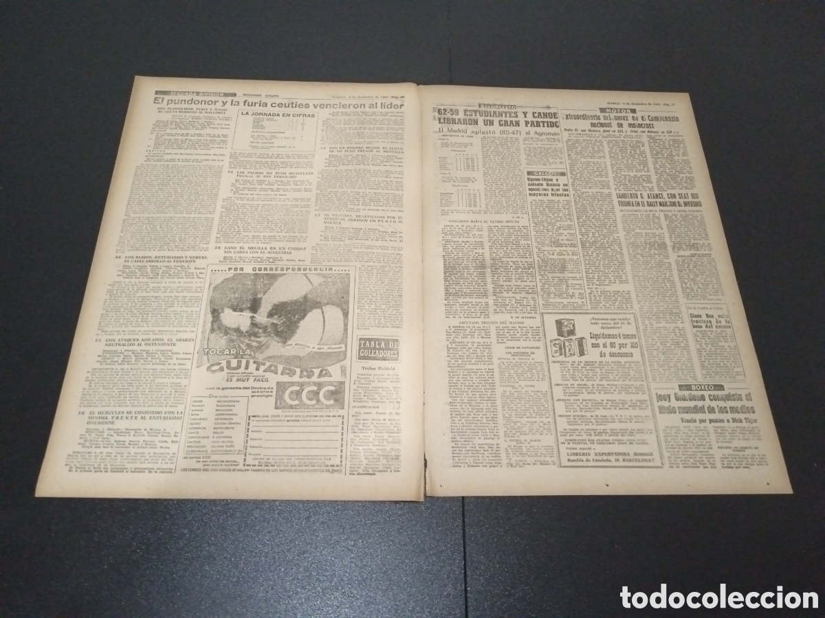 Coleccionismo deportivo: MARCA 09/12/1963 - Foto 7