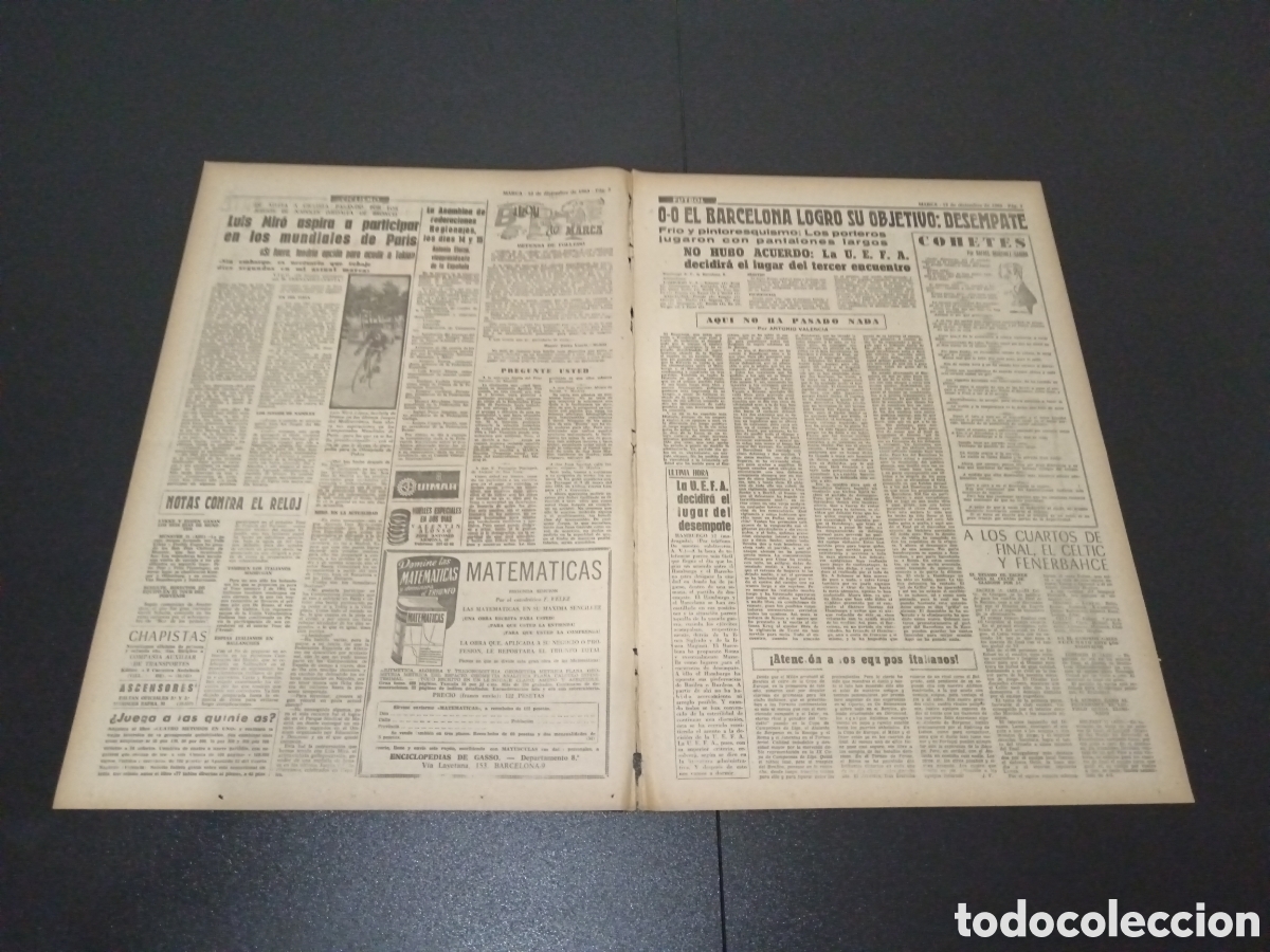 Coleccionismo deportivo: MARCA 12/12/1963 - Foto 2