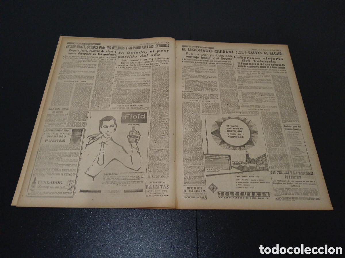 Coleccionismo deportivo: MARCA 16/12/1963 - Foto 4
