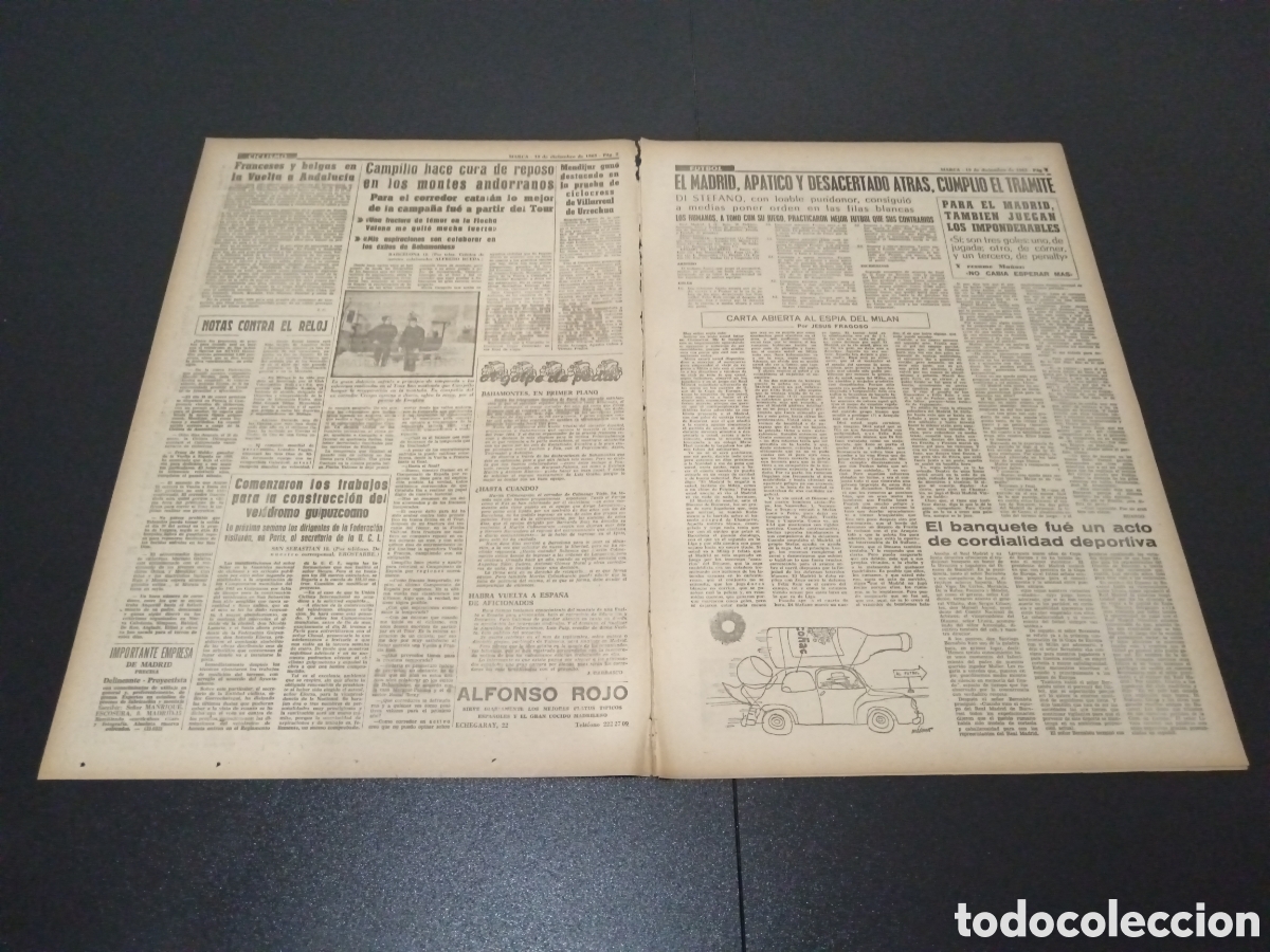 Coleccionismo deportivo: MARCA 19/12/1963 - Foto 2