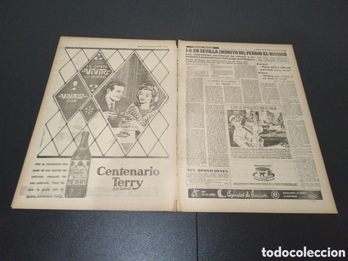 Coleccionismo deportivo: MARCA 23/12/1963 - Foto 3