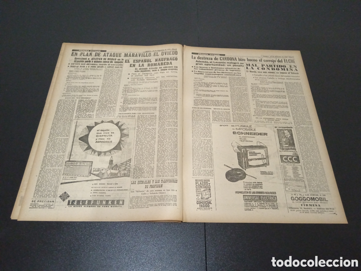 Coleccionismo deportivo: MARCA 23/12/1963 - Foto 4