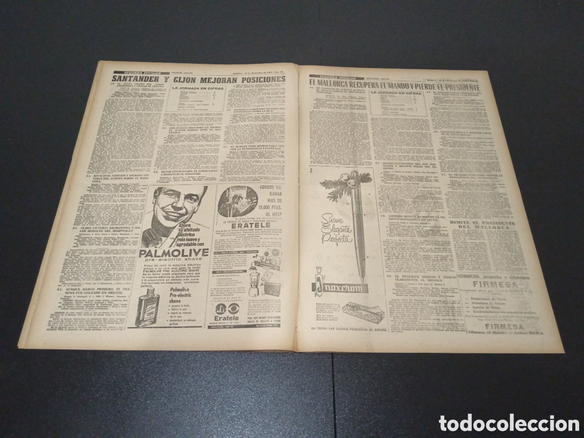Coleccionismo deportivo: MARCA 23/12/1963 - Foto 6