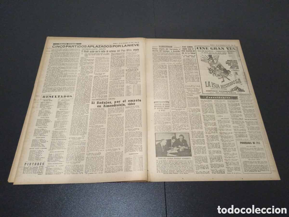 Coleccionismo deportivo: MARCA 23/12/1963 - Foto 7