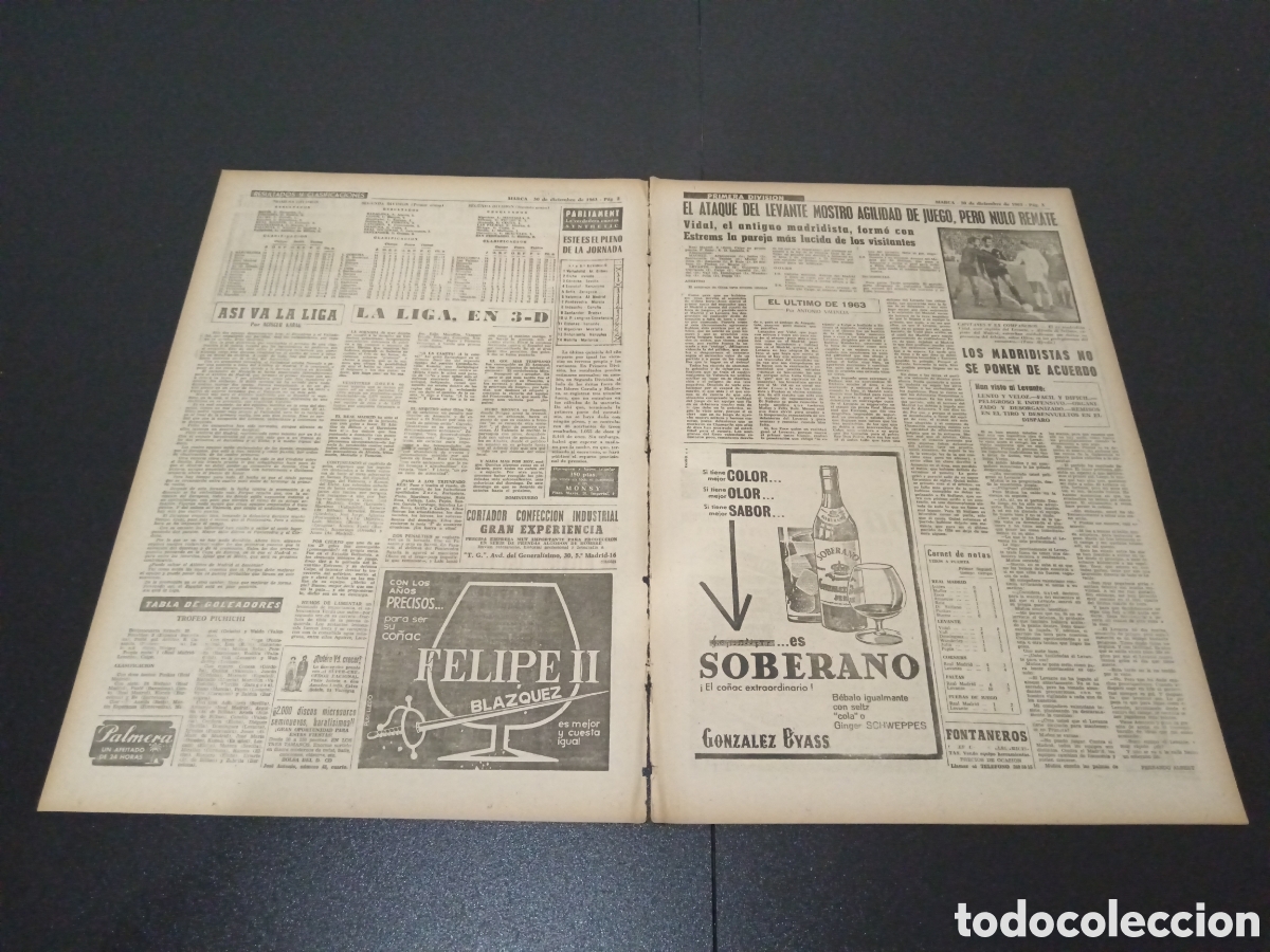 Coleccionismo deportivo: MARCA 30/12/1963 - Foto 2