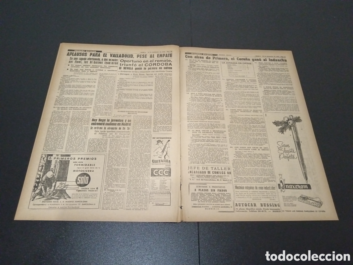 Coleccionismo deportivo: MARCA 30/12/1963 - Foto 6