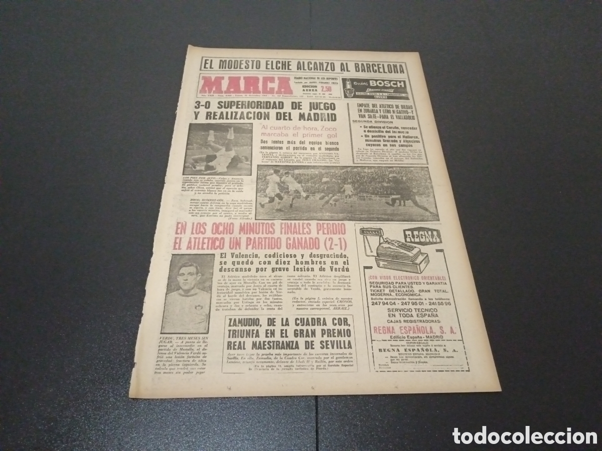 Coleccionismo deportivo: MARCA 30/12/1963 - Foto 1